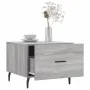 Mesas de centro 2 uds madera ingeniería gris Sonoma 50x50x40 cm de vidaXL, Mesas de centro - Ref: Foro24-829441, Precio: 73,5...