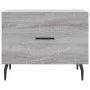 Mesas de centro 2 uds madera ingeniería gris Sonoma 50x50x40 cm de vidaXL, Mesas de centro - Ref: Foro24-829441, Precio: 73,5...