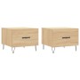 Couchtische, 2 Stück, Holzwerkstoff, Sonoma-Eiche, 50 x 50 x 40 cm von vidaXL, Couchtisch - Ref: Foro24-829387, Preis: 64,87 ...