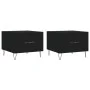 Mesas de centro 2 uds madera de ingeniería negro 50x50x40 cm de vidaXL, Mesas de centro - Ref: Foro24-829383, Precio: 64,98 €...