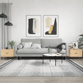 Couchtische 2 Stk. Holzwerkstoff Sonoma Eiche 50x50x40cm von vidaXL, Couchtisch - Ref: Foro24-829435, Preis: 71,79 €, Rabatt: %