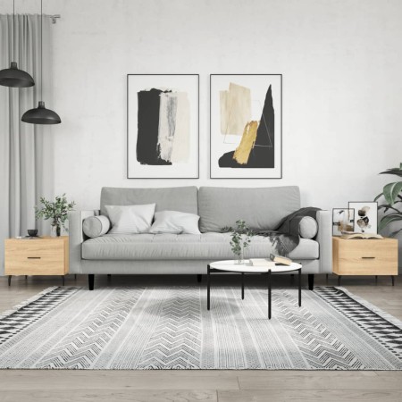 Couchtische 2 Stk. Holzwerkstoff Sonoma Eiche 50x50x40cm von vidaXL, Couchtisch - Ref: Foro24-829435, Preis: 71,79 €, Rabatt: %