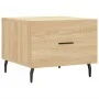 Mesas de centro 2 uds madera ingeniería roble Sonoma 50x50x40cm de vidaXL, Mesas de centro - Ref: Foro24-829435, Precio: 71,1...