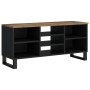 Mueble de TV madera mango y madera contrachapada 100x33x46 cm en Muebles TV | Comprar online en Foro24