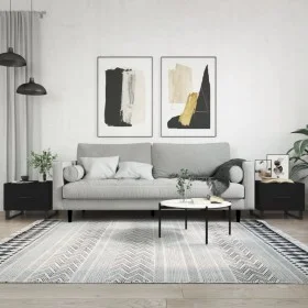 Couchtische, 2 Stück, schwarzes Holzwerkstoff, 50 x 50 x 40 cm von vidaXL, Couchtisch - Ref: Foro24-829447, Preis: 74,43 €, R...
