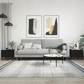 Couchtische, 2 Stück, schwarzes Holzwerkstoff, 50 x 50 x 40 cm von vidaXL, Couchtisch - Ref: Foro24-829447, Preis: 75,09 €, R...