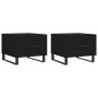 Coffee tables 2 pcs black engineered wood 50x50x40 cm by vidaXL, Coffee table - Ref: Foro24-829447, Price: 75,09 €, Discount: %