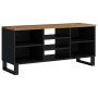 Mueble de TV madera mango y madera contrachapada 100x33x46 cm en Muebles TV | Comprar online en Foro24