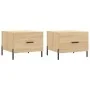 Couchtische, 2 Stück, Holzwerkstoff, Sonoma-Eiche, 50 x 50 x 40 cm von vidaXL, Couchtisch - Ref: Foro24-829419, Preis: 74,21 ...