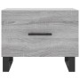 Coffee tables 2 units Sonoma gray engineered wood 50x50x40 cm by vidaXL, Coffee table - Ref: Foro24-829457, Price: 76,80 €, D...