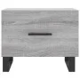 Mesas de centro 2 uds madera ingeniería gris Sonoma 50x50x40 cm de vidaXL, Mesas de centro - Ref: Foro24-829457, Precio: 76,1...