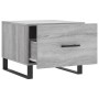 Coffee tables 2 units Sonoma gray engineered wood 50x50x40 cm by vidaXL, Coffee table - Ref: Foro24-829457, Price: 76,80 €, D...