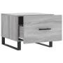 Coffee tables 2 units Sonoma gray engineered wood 50x50x40 cm by vidaXL, Coffee table - Ref: Foro24-829457, Price: 76,12 €, D...