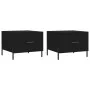 Coffee tables 2 pcs black engineered wood 50x50x40 cm by vidaXL, Coffee table - Ref: Foro24-829415, Price: 75,09 €, Discount: %