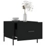 Coffee tables 2 pcs black engineered wood 50x50x40 cm by vidaXL, Coffee table - Ref: Foro24-829415, Price: 75,73 €, Discount: %