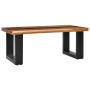 Solid teak wood and polyresin coffee table 100x50x40 cm by vidaXL, Coffee table - Ref: Foro24-281646, Price: 238,44 €, Discou...