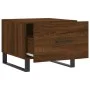 Coffee tables 2 pcs oak brown engineered wood 50x50x40cm by vidaXL, Coffee table - Ref: Foro24-829459, Price: 76,12 €, Discou...