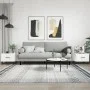 Center table 2 units engineered wood glossy white 50x50x40cm by vidaXL, Coffee table - Ref: Foro24-829449, Price: 81,19 €, Di...