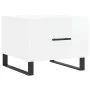 Center table 2 units engineered wood glossy white 50x50x40cm by vidaXL, Coffee table - Ref: Foro24-829449, Price: 81,19 €, Di...