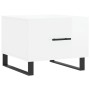 Couchtisch 2 Stk. Ingenieurholz weiß glänzend 50x50x40cm von vidaXL, Couchtisch - Ref: Foro24-829449, Preis: 81,92 €, Rabatt: %