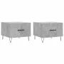 Couchtisch 2 Stück betongraues Holzwerkstoff 50x50x40cm von vidaXL, Couchtisch - Ref: Foro24-829389, Preis: 64,30 €, Rabatt: %
