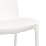 Sillas de jardín 2 uds polipropileno blanco 50x46x80 cm de vidaXL, Sillas de jardín - Ref: Foro24-364734, Precio: 120,88 €