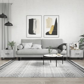Coffee table 2 pcs concrete gray engineered wood 50x50x40cm by vidaXL, Coffee table - Ref: Foro24-829453, Price: 74,22 €, Dis...