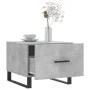 Mesa de centro 2 uds madera ingeniería gris hormigón 50x50x40cm de vidaXL, Mesas de centro - Ref: Foro24-829453, Precio: 73,5...