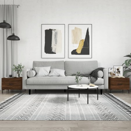 Couchtische, 2 Stück, Eichenbraun, Holzwerkstoff, 50 x 50 x 40 cm von vidaXL, Couchtisch - Ref: Foro24-829411, Preis: 67,11 €...
