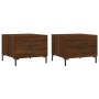 Couchtische, 2 Stück, Eichenbraun, Holzwerkstoff, 50 x 50 x 40 cm von vidaXL, Couchtisch - Ref: Foro24-829411, Preis: 67,11 €...