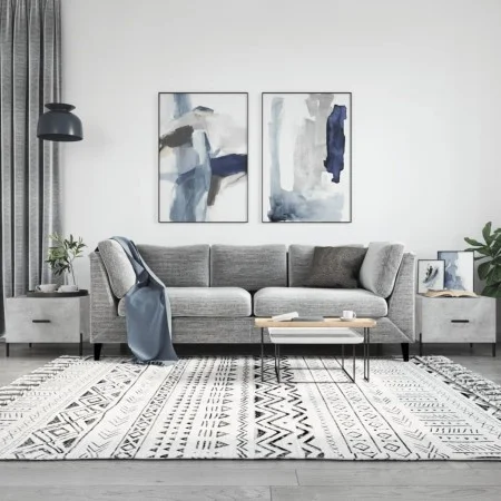 Center table 2 units engineered wood gray concrete 50x50x40cm by vidaXL, Coffee table - Ref: Foro24-829421, Price: 74,23 €, D...