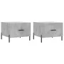 Center table 2 units engineered wood gray concrete 50x50x40cm by vidaXL, Coffee table - Ref: Foro24-829421, Price: 74,23 €, D...