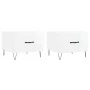 Coffee table 2 pcs glossy white engineered wood 50x50x40cm by vidaXL, Coffee table - Ref: Foro24-829385, Price: 70,25 €, Disc...