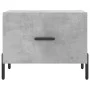 Center table 2 units engineered wood gray concrete 50x50x40cm by vidaXL, Coffee table - Ref: Foro24-829421, Price: 74,23 €, D...
