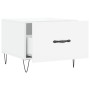 Coffee table 2 pcs glossy white engineered wood 50x50x40cm by vidaXL, Coffee table - Ref: Foro24-829385, Price: 70,86 €, Disc...
