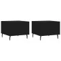 Coffee tables 2 pcs black engineered wood 50x50x40 cm by vidaXL, Coffee table - Ref: Foro24-829431, Price: 75,76 €, Discount: %