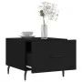 Coffee tables 2 pcs black engineered wood 50x50x40 cm by vidaXL, Coffee table - Ref: Foro24-829431, Price: 75,76 €, Discount: %