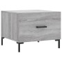 2 gray Sonoma 50x50x40 cm engineered wood coffee tables by vidaXL, Coffee table - Ref: Foro24-829409, Price: 67,11 €, Discoun...
