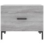 2 Stk. Couchtische aus Ingenieurholz Sonoma grau 50x50x40 cm von vidaXL, Couchtisch - Ref: Foro24-829409, Preis: 67,11 €, Rab...