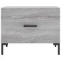 Mesas de centro 2 uds madera ingeniería gris Sonoma 50x50x40 cm de vidaXL, Mesas de centro - Ref: Foro24-829409, Precio: 66,4...