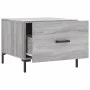 Mesas de centro 2 uds madera ingeniería gris Sonoma 50x50x40 cm de vidaXL, Mesas de centro - Ref: Foro24-829409, Precio: 66,4...