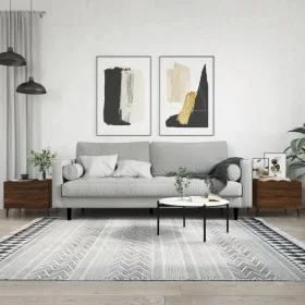 Couchtische, 2 Stück, Eichenbraun, Holzwerkstoff, 50 x 50 x 40 cm von vidaXL, Couchtisch - Ref: Foro24-829443, Preis: 73,53 €...
