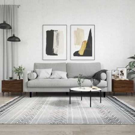 Couchtische, 2 Stück, Eichenbraun, Holzwerkstoff, 50 x 50 x 40 cm von vidaXL, Couchtisch - Ref: Foro24-829443, Preis: 74,16 €...