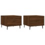 Couchtische, 2 Stück, Eichenbraun, Holzwerkstoff, 50 x 50 x 40 cm von vidaXL, Couchtisch - Ref: Foro24-829443, Preis: 74,16 €...
