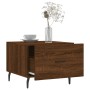 Coffee tables 2 pcs oak brown engineered wood 50x50x40cm by vidaXL, Coffee table - Ref: Foro24-829443, Price: 74,16 €, Discou...