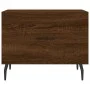 Mesas de centro 2 uds madera ingeniería marrón roble 50x50x40cm de vidaXL, Mesas de centro - Ref: Foro24-829443, Precio: 73,5...