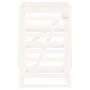 Garbage bin shed white pine wood 84x90x128.5cm by vidaXL, Waste container supports - Ref: Foro24-825101, Price: 179,64 €, Dis...