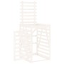 Garbage bin shed white pine wood 84x90x128.5cm by vidaXL, Waste container supports - Ref: Foro24-825101, Price: 181,96 €, Dis...