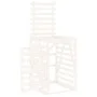 Garbage bin shed white pine wood 84x90x128.5cm by vidaXL, Waste container supports - Ref: Foro24-825101, Price: 179,64 €, Dis...