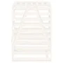 Cobertizo para cubos de basura madera pino blanco 84x90x128,5cm de vidaXL, Soportes para contenedores de residuos - Ref: Foro...